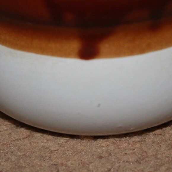 Vintage Brown Stoneware French Onion Soup Crock Bowl with Handle and Lid - Picture 9 of 16